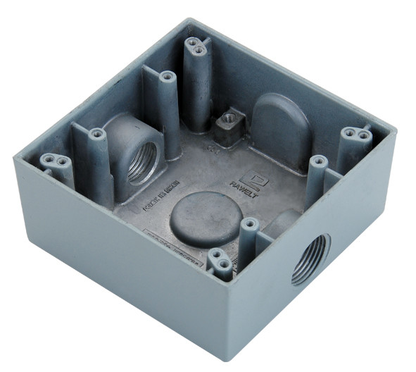 Quality Square Watertight / Waterproof Electrical Box 1/2" 3/4" Size To Protect Conductors wholesale