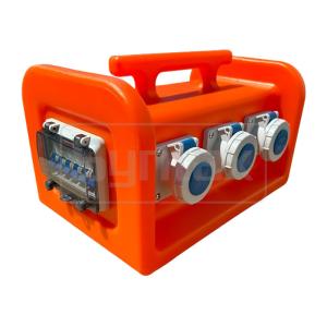 Syntax MS7 Single Phase 16A HDPE Portable Distribution Box IP67 With Breakers