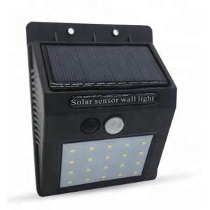 Cheap Eco Friendly PIR Solar Sensor Wall Light 20 Leds Multifunctional 12.5*9.5*5cm for sale