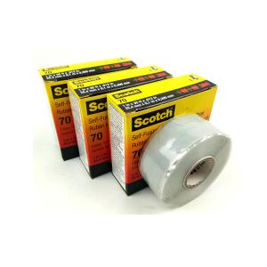 Cheap Self Fusing Silicone Rubber Electrical Tape High Temperature 70 0.3mm for sale