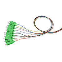 12 Color Sc Apc Pigtail For Fiber Optic Cable Simplex For FOS /PVC/LSZH