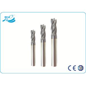 China Cemented Carbide HRC 55 / 60 / 65 Diamond Coated End Mill CNC Cutting Tools on sale