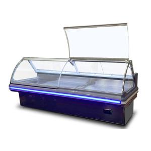 Stainless Steel Deli Display Fridge R22 Counter Food Display Cooler