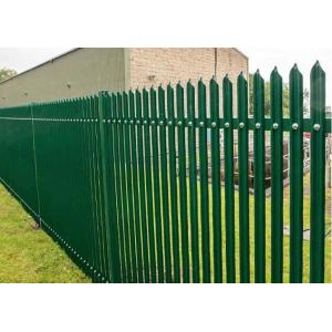 China CE Assault Resistant 1.8m Steel Palisade Fencing Long Lasting on sale
