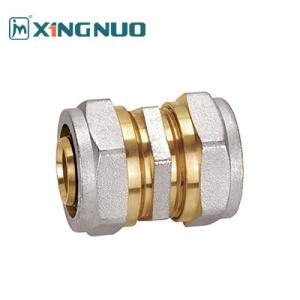 Polished Brass Compression Fittings with Chrome Plated Handle Plumbing Material