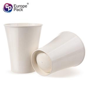 New arrival degradable reusable tableware 300ml bamboo fiber mug