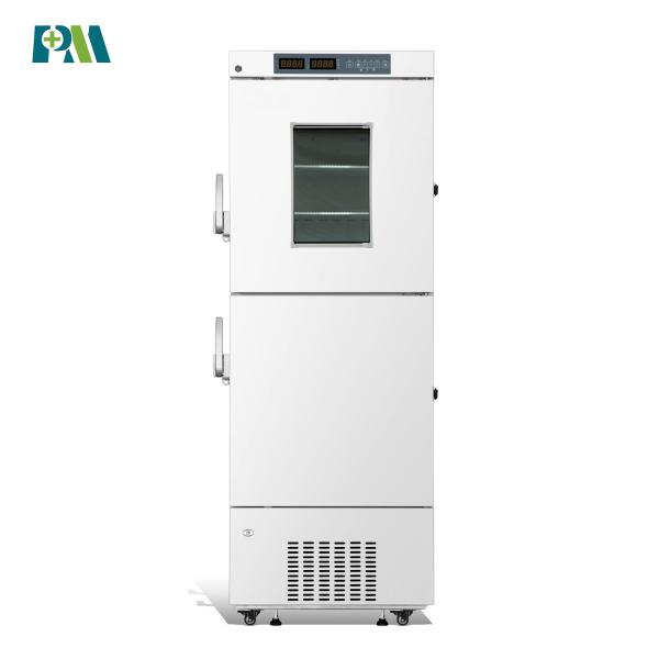 Quality 368L Free Standing Deep Low Temperature Freezer Sprayed Steel Store Plasma Pharmacy Fridge Minus 40 Degree wholesale