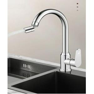 SUS304 Single Handle Kitchen Faucets Hot And Cold Tap Mixer Chrome