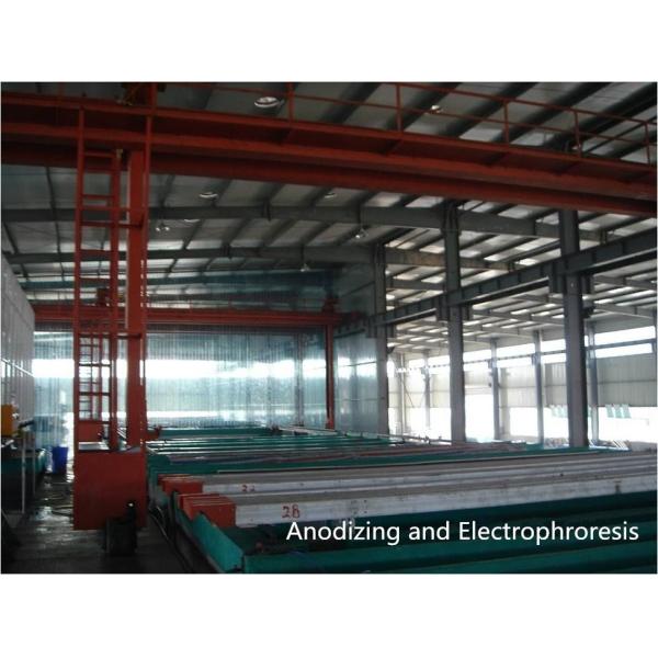 Champagne Color Anodized Aluminum Profiles , Electrophoresis Aluminum Profile For Handle