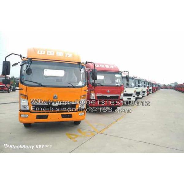 China sinotruk HOWO 4x2 Light truck side wall mini cargo truck with high-performance, sinotruk light truck