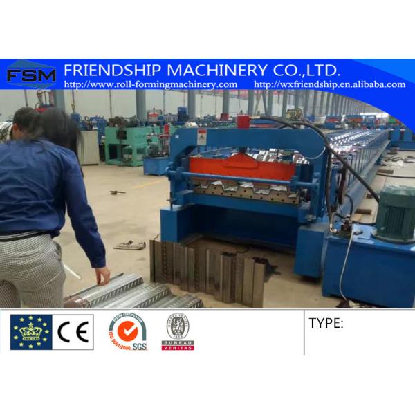 1.0-2.0mm Thickness Color Steel Metal Deck Roll Forming Machine With Panasonic