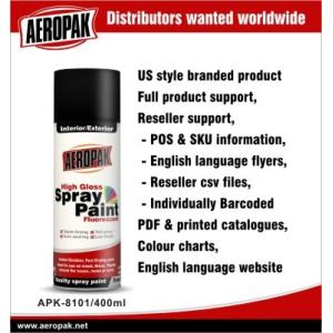 China Yellow Automotive Aerosol Spray Paints / Auto Aerosol Spray Paint For Ceramic on sale