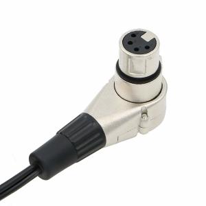 Alvin's Cables Luxury D Tap to XLR 4 Pin Female Right Angle Power Cable for ARRI