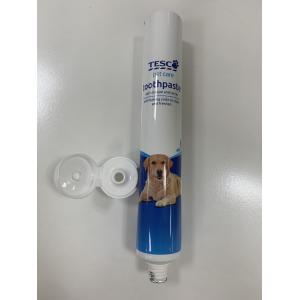 Aluminum Barrier Laminated Toothpaste Tube For Pet Care With Matt Flip Top Cap