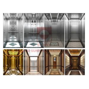 630kg VVVF MRL Full Hairline SS Mrl Passenger Lift Plus With ARD