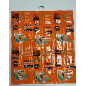 Customization 5 Lines Four Side Seal Packaging Machine For Mosquito Coil Mat With Automatic Feeder