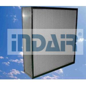 Glass Fiber Media Mini HEPA Filter Leak Proof Special Aluminum Foil As Separator