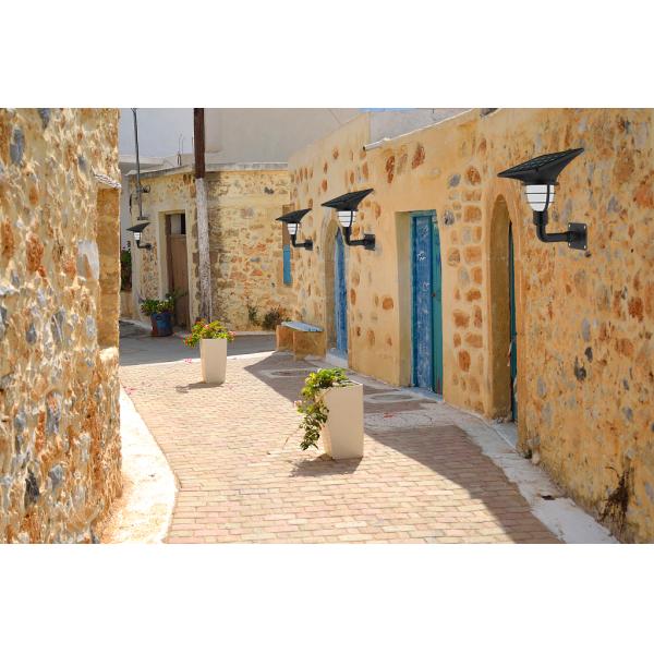 3W Output Solar LED Garden Lights 70 CRI With Aluminum Alloy Lamp Head