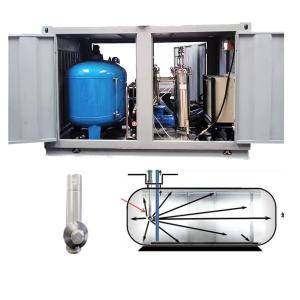 Cheap Automatic Water Jetting Oil Tank Cleaning System High Pressure With 3D Rotary Nozzle for sale