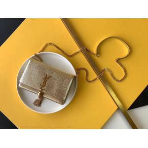 Medium Kate Tassel Red YSL Saint Laurent Woc Zipper Closure