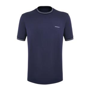 China Embroidered Casual T-shirt for Men 100% Cotton Solid Coloured Customised Large Size on sale