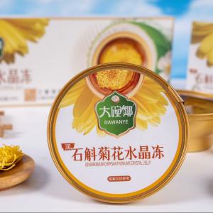 Cheap Chrysanthemum Herbal Jelly with Dendrobium Plant Based Functional Dessert Supports Eye Health and Internal Cooling Ready to Eat Nourishing Snack for for sale