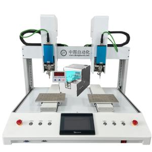 Cheap Double Heads Double Platforms Automatic Screw Locking Machine With Servo Screwdriver for sale