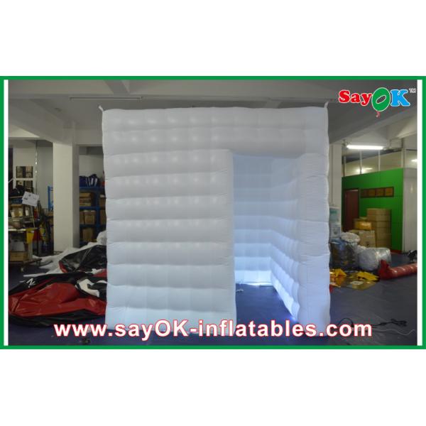 Inflatable Photo Booth Enclosure Safe Waterproof Mobile Photo Booth White Oxford