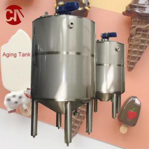 Small Ice Cream Plant Production Ageing Vat with 500L Capacity and Customized