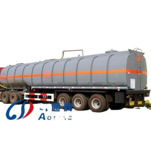 Cheap 24V 7 ways electric system fuel tanker trailer for 20-60 cubic meter heating system for sale