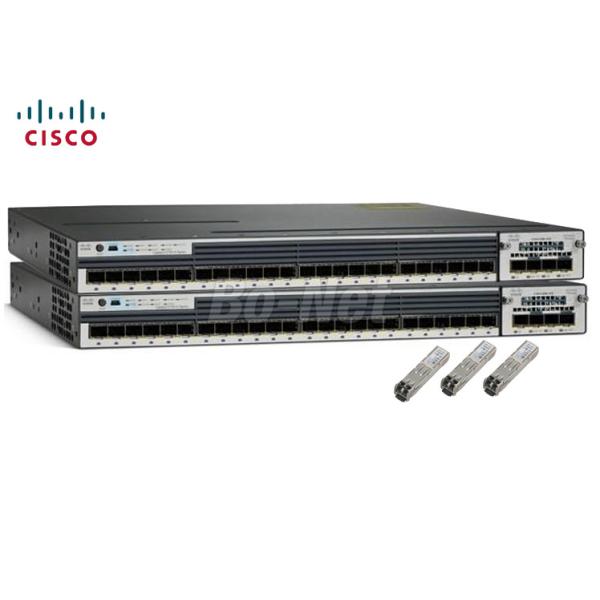 GE SFP Network Second Hand Cisco Routers And Switches WS-C3750X-24S-S Catalyst