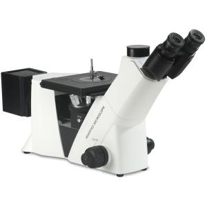 Trinocular Head Metallurgical Optical Microscope 4 Holes Nosepiece Three Layer