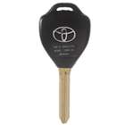 Quality toyota replacement auto keys no chip with high impact resistance wholesale