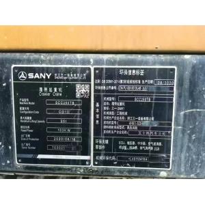 2020 Sany Crawler Crane SCC250TB 25 t Hook with 10 t Counterweight