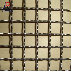 Galvanized Crimp Mesh Crimped Wire Mesh Square Decorative Woven Metal Fence