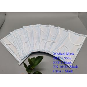 Prevent Coronavirus Disposable Medical Mask Latex Free With Iso Ce Certification