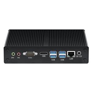 Fanless Industrial Mini PC With Intel Celeron J4125 Processor DDR3 And Dual COM