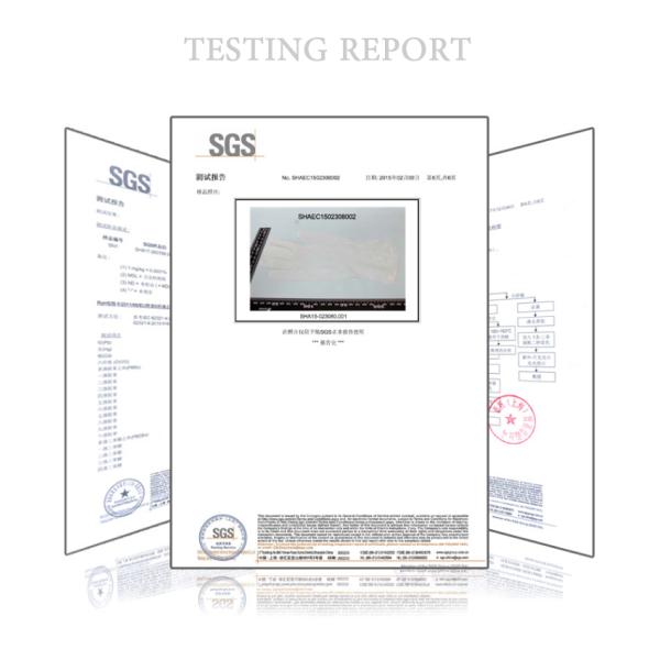 XS Blue Disposable Medical Vinyl Gloves For Lab Examination