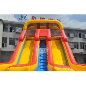 ALI Commercial Inflatable Slide , double lane event inflatable dry slide for
