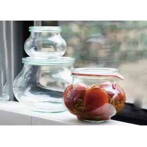 Big Belly Shape Sealable Glass Jars Lemon Honey Jam Jar High Borosilicate