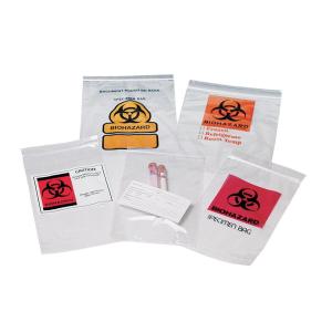 Reclosable Clear Ziplock Lab Guard Specimen Bag With Three Layer