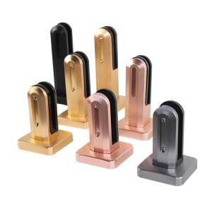 Simple Design Glass Railing Clamp for Glass Fence Pool Balustrade Aluminum