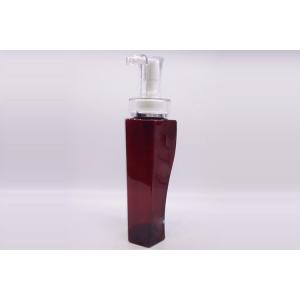 Irregular Square 400ml Plastic Cosmetic Bottles With Lotion Pump