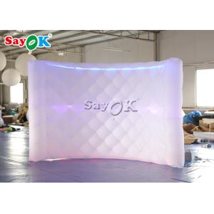 Inflatable Party Decorations Curve LED 210D Inflatable Photo Booth