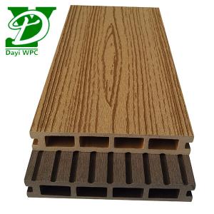 Commercial Waterproof WPC Composite Decking With Hollow Design