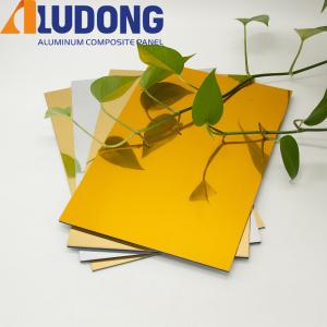 Weather-Resistant And Fireproof Mirror Aluminum Composite Panel For Contemporary