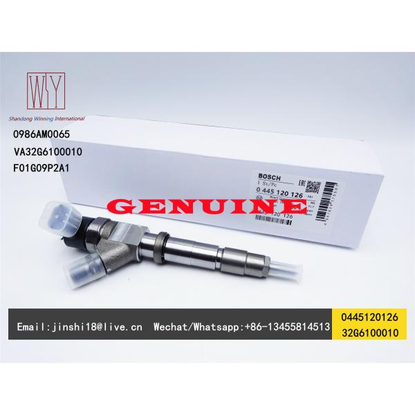 High Quality Copy Fuel Injector 0445120126 0445 120 126 0986AM0065 for Kobelco