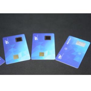 Fingerprint Payment 1.5mm Security Smart Card 7816 with electronic ink screen