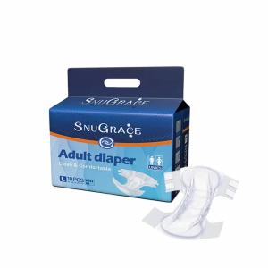 China Soft Disposable Adult Diaper with High Absorption and Leak Guard in Customized Colors on sale