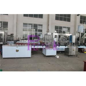 SUS304 Juice Milk / Can Filling Line With Negative Pressure